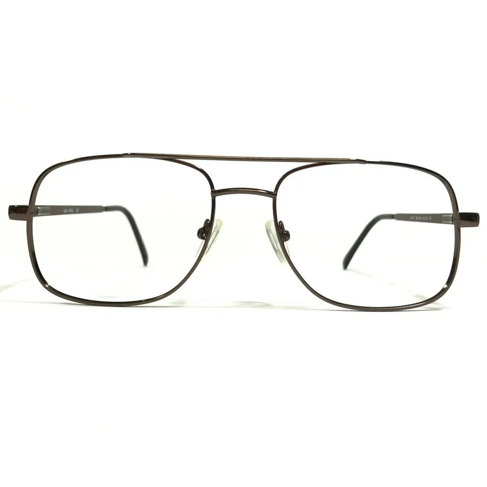 Eight to Eighty Eyeglasses Frames MORTY BROWN Square Full Rim 54-18-140